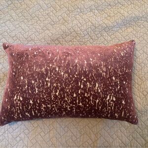Pink and Cream Decorative Pillow